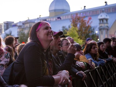 Fans waiting for Lucinda Williams to hit the stage at CityFolk at Lansdowne Park on Thursday September 12, 2019. Errol McGihon/Postmedia