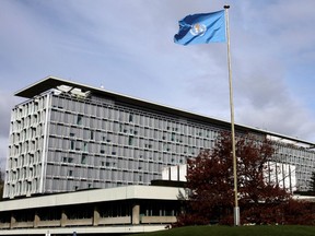 The World Health Organization (WHO) headquarters in Geneva.