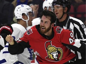 Ottawa Senators winger Scott Sabourin has impressed the team with his grit.
