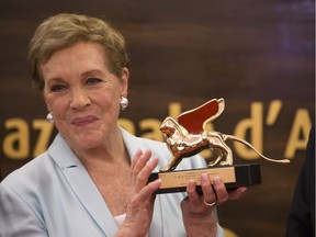 The Golden Lion for Lifetime Achievement was awarded to Julie Andrews at the 76th Venice Film Festival on Monday.