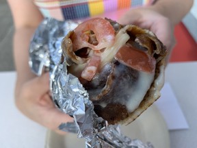 A perfect donair from King of Donairs.