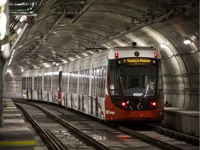 Some riders had been complaining of the "new train smell" in the brand-new LRT Confederation line's tunnel portion since it opened.