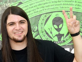 Matty Roberts of California, creator of the Facebook event entitled, "Storm Area 51, They Can't Stop All of Us," poses at the Downtown Las Vegas Events Center on Sept. 17, 2019 in Las Vegas.