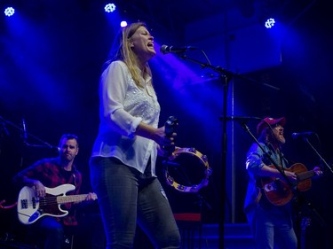 Geraldine Hollett fronting The Once at CityFolk at Lansdowne Park on Thursday September 12, 2019. Errol McGihon/Postmedia