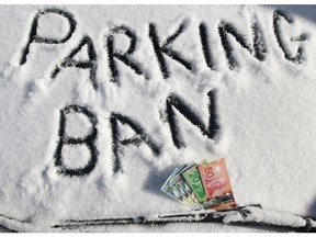 The city automated alert system got ahead of itself with a winter parking ban alert Wednesday.