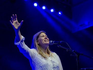 Geraldine Hollett fronting The Once at CityFolk at Lansdowne Park on Thursday September 12, 2019. Errol McGihon/Postmedia