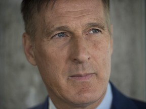 People's Party of Canada leader Maxime Bernier at Postmedia Place in Toronto, Tuesday Sept. 24, 2019.