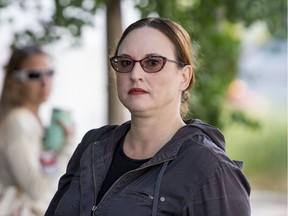 Rebecca Reid arrives at the Ottawa courthouse for her sentencing hearing on Friday, Sept. 6, 2019.