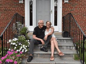 Foster Lott and his wife, Katharine Alter remodeled the main level of the Maryland home for one-floor living so it would be possible to stay in the house as they aged.