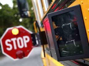 Four more school buses are being equipped with stop-arm cameras to detect drivers who don't stop for a school bus that's picking up or dropping off students.