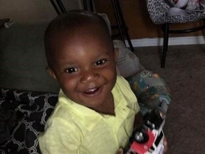 Authorities say Aceyson Ahmad, 2, was fatally beaten last spring. His mother's boyfriend is standing trial on a murder charge.