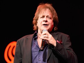 Musician Eddie Money performs on stage during the iHeart80s Party 2017 at SAP Center on January 28, 2017 in San Jose, California.