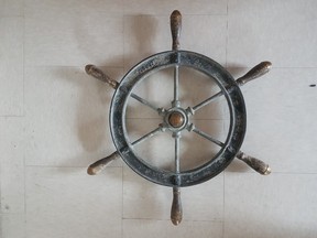 Schooner wheel.