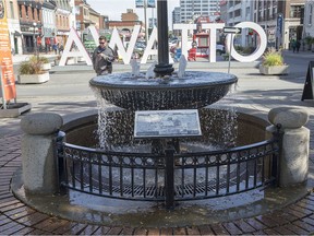 In the ByWard Market. overshadowed by the OTTAWA sign, you can enjoy an unexpected monument to the city's past.