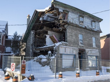 The historic Magee House on Wellington Street in Ottawa. January 30, 2019.