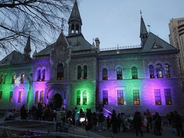 The "Trick or Treat with the Mayor" Halloween event at City Hall in Ottawa on Saturday.