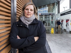 Sarah Wright-Gilbert, a citizen transit commissioner, has used social media and news interviews to blast OC Transpo for service delays and communication breakdowns.