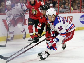 The Ottawa Senators acquired centre Vladimir Namestnikov from the New York Rangers in exchange for a fourth-round pick in 2021 and minor-leaguer Nick Ebert.