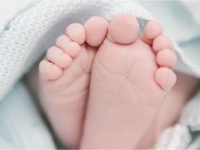 Baby feet.