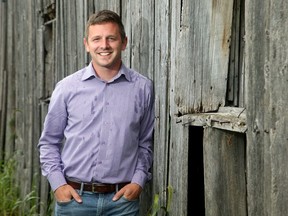 Liberal Member of Parliament Francis Drouin, whose Glengarry-Prescott-Russell riding includes Terryland and over 300 other farms, has seen agricultural producers going green in different ways.  Julie Oliver/Postmedia