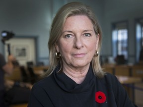 Councillor Carol Anne Meehan before attending the Ottawa Police Services Board at Ottawa City Hall. Photo by Wayne Cuddington / Postmedia