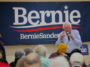 Democratic 2020 U.S. presidential candidate and U.S. Senator Bernie Sanders (I-VT) speaks at a campaign stop in Hooksett, New Hampshire, U.S., September 30, 2019.