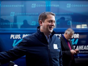 The Leader of Canada's Conservatives Andrew Scheer is pictured on election day in Regina, Saskatchewan, Canada October 21, 2019.