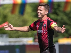 Captain Carl Haworth of the Fury FC