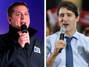 Conservative leader Andrew Scheer and Liberal leader Justin Trudeau are going into the election neck in neck.