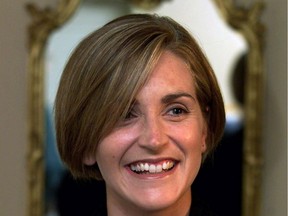 Canadian Sports Hall of Fame inductee Sylvie Frechette smiles prior to the induction ceremony in Toronto, Oct. 6, 1999. Frechette will be running for the Conservative party in the federal election  in the Riviere-du-Nord riding.
