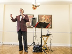 Johnny Vegas performed at the Chartwell Stonehaven Retirement Residence Sunday Sept. 22, 2019.