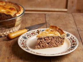 Originally a vehicle for passenger pigeon, tourtière represents the vestige of a vanished bird.