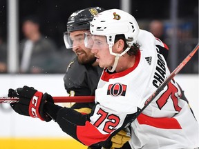 'I thought he took the game over for us. He gave us every opportunity to win,' Senators coach D.J. Smith said of Thomas Chabot, who played more than 28 minutes against Vegas, including 3:58 in overtime.
