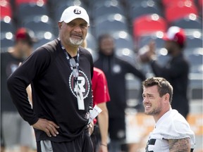 'For us, there are some plays, some drives where we look like a good offensive team. Then there are breakdowns,' says Redblacks quarterbacks coach/offensive play caller Joe Paopao.