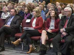 About 500 residents attend a community meeting hosted by Kanata North Coun. Jenna Sudds who is leading the City of Ottawa's fight against the redevelopment of the Kanata Golf and Country Club.