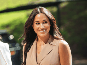 Meghan Markle, the Duchess of Sussex, during a visit to the University of Johannesburg, South Africa, on Oct. 1, 2019.