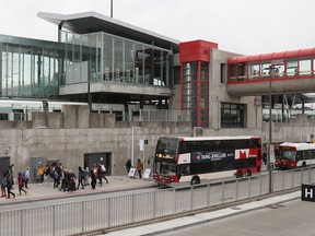 OC Transpo Blair Station in Ottawa Monday Oct 7, 2019.