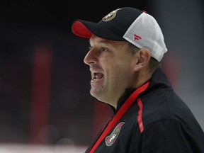 Ottawa Senators coach D.J. Smith.