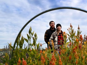 Dawson Hamilton and Laura Langford operate  Roam Flora flower farm near Almonte.