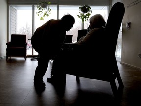 JFile photo from inside a long-term care facility in Ottawa.