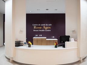 The Rose Ages Breast Health Centre at The Ottawa Hospital.