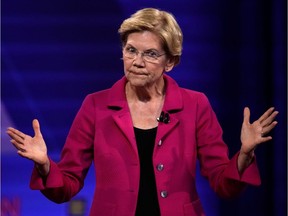 Democratic 2020 U.S. presidential candidate Senator Elizabeth Warren.