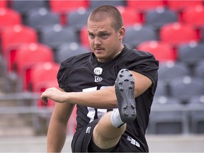 Ottawa Redblacks kicker Lewis Ward