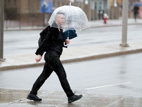 Showers Tuesday are expected to change to flurries later in the week.