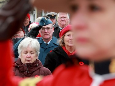 Hundreds of people gathered to pay their respects at the Manotick Cenotaph for Remembrance Day Monday (Nov. 11, 2019)
