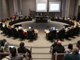 Council chambers during the Ottawa draft budget meeting recently. Councillors have a lot to digest.
