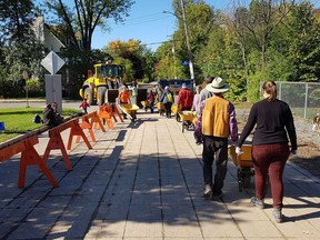 Earlier this fall, residents of Champlain Park, working with the city and the NCC, 'depaved' an Ottawa street.