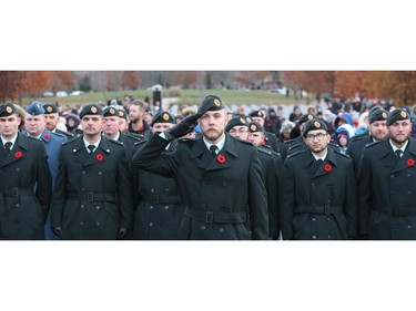 Remembrance Day Ceremony at the National Military Cemetery, November 11, 2019.