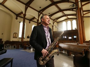 Minister Peter Woods, who is also a saxophonist, and is combining music, spirituality and community building at several events next weekend.