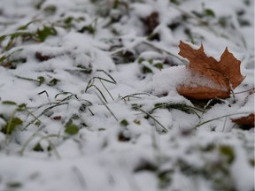 Snow is expected to hit Ottawa late Wednesday.